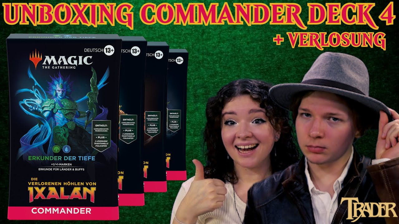 MTG The Lost Caverns of Ixalan Opening Commander Deck deutsch #4 | Magic the Gathering | Trader 2023