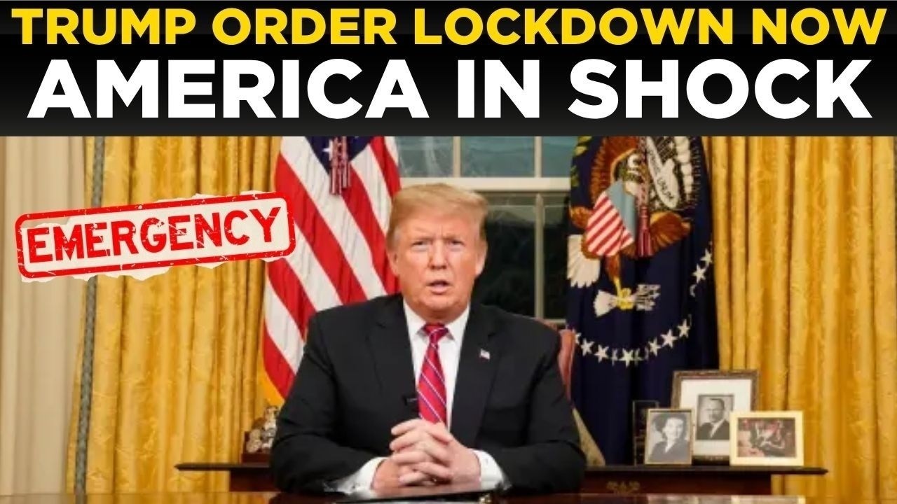 TRUMP SPEECH LIVE: Trump DROPS BOMBSHELL, Lockdown Declared Across America | World News LIVE