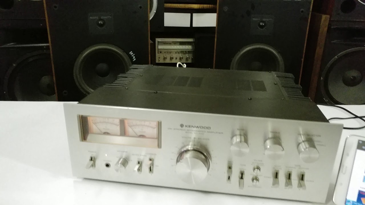 Kenwood KA-9100 Vintage Stereo Integrated DC Amplifier — Fresh Restore