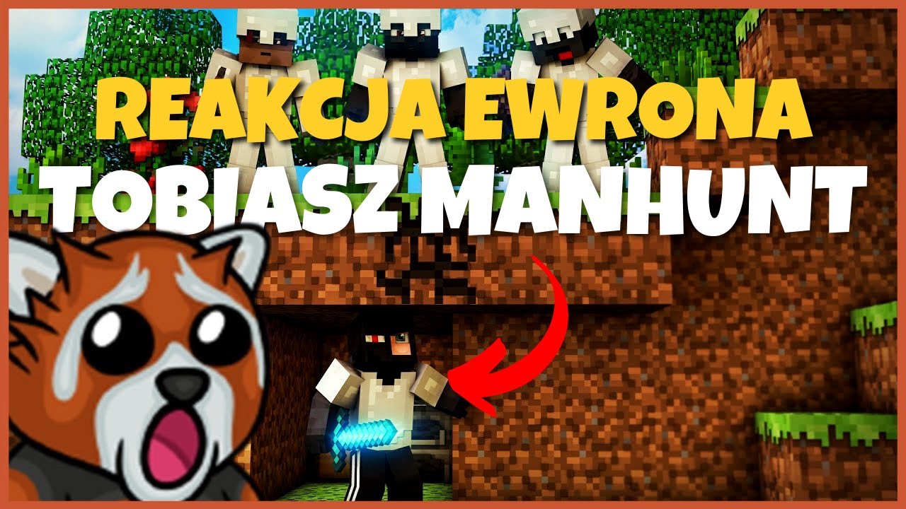 EWRON ogląda REWANŻ FINAŁU MANHUNTA | TOBIASZ vs 3 ŁOWCÓW