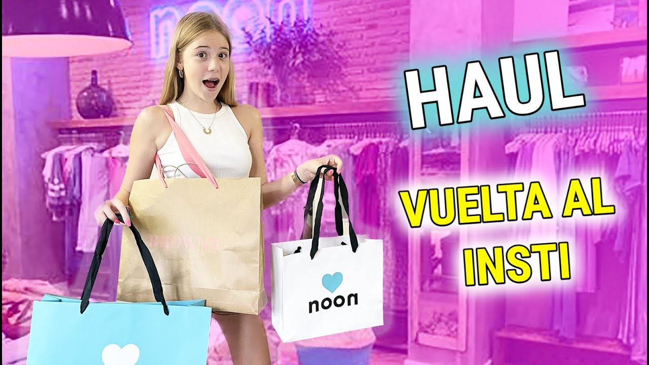 HAUL PARA LA VUELTA AL INSTITUTO! COMPRO TODO PARA LA VUELTA A CLASES DANIELA GO