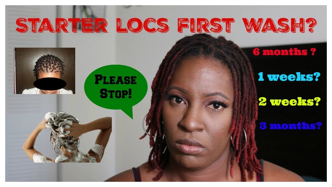 LOC TALK/ When Should You First Wash Your Starter Locs?