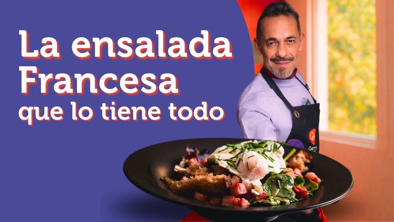 Cómo hacer Ensalada Lyonnaise – Receta francesa fácil y deliciosa
