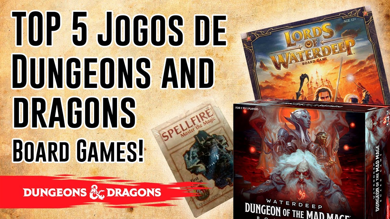 TOP 5 Jogos de Dungeons and Dragons