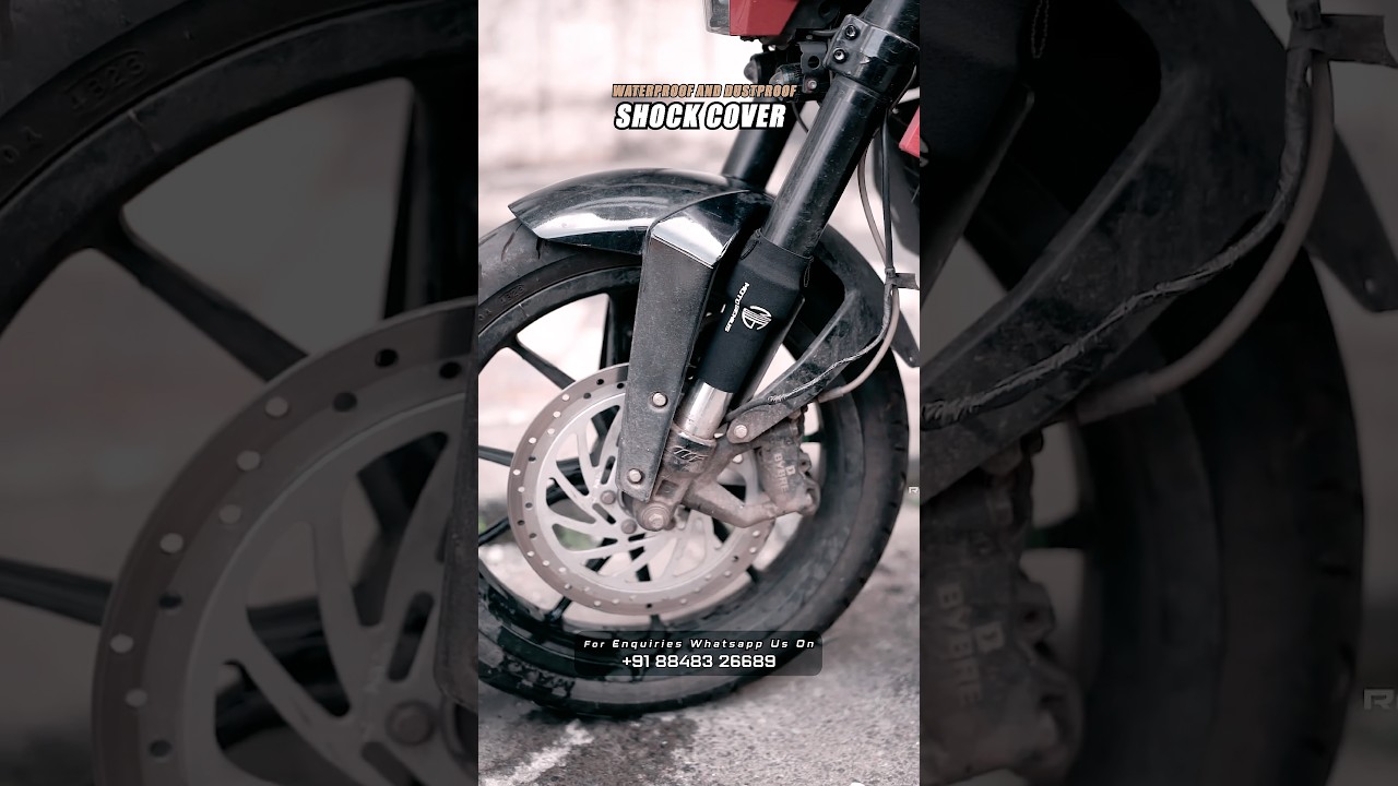 SHOCK COVER ! OIL SEAL COVER MOTO GENIUS team redditch #viralvideo