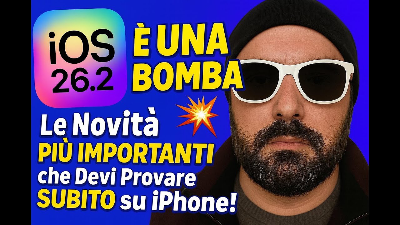 iOS 26.2 È UNA BOMBA 💥 Le Novità PIÙ IMPORTANTI che Devi Provare SUBITO su iPhone!