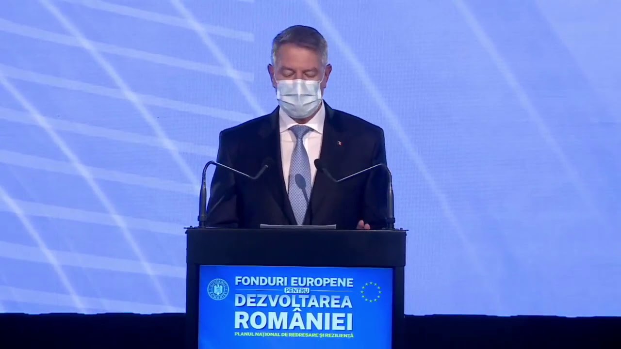 Președintele Iohannis, declarații la lansarea Planului Național de Redresare și Reziliență