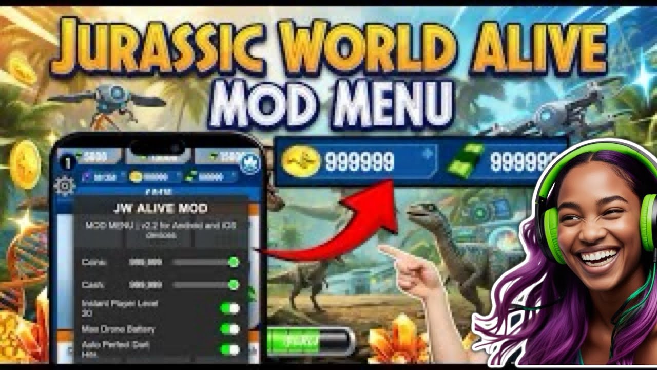 Jurassic World Alive Mod Apk Cash Glitch 2025