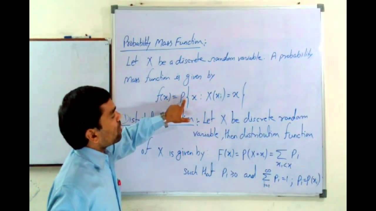 Probability Mass Function & Density Function in Hindi