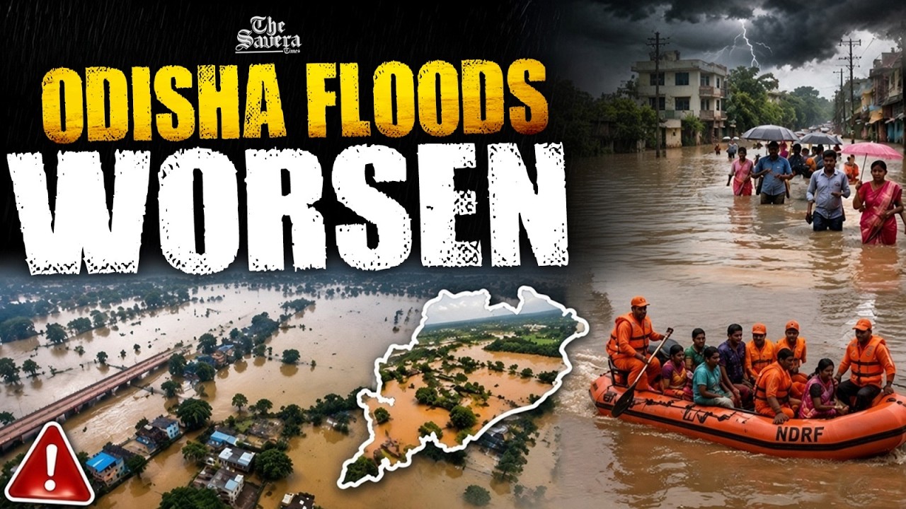 Odisha Flood Crisis: 1 Million Affected, 500+ Schools & Anganwadis Shut, Embankment Breach Widens