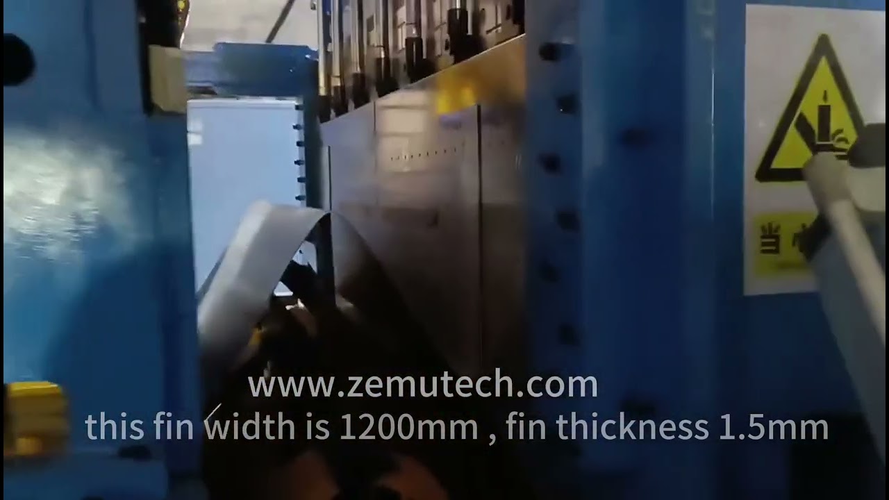 transformer corrugated fin forming machine