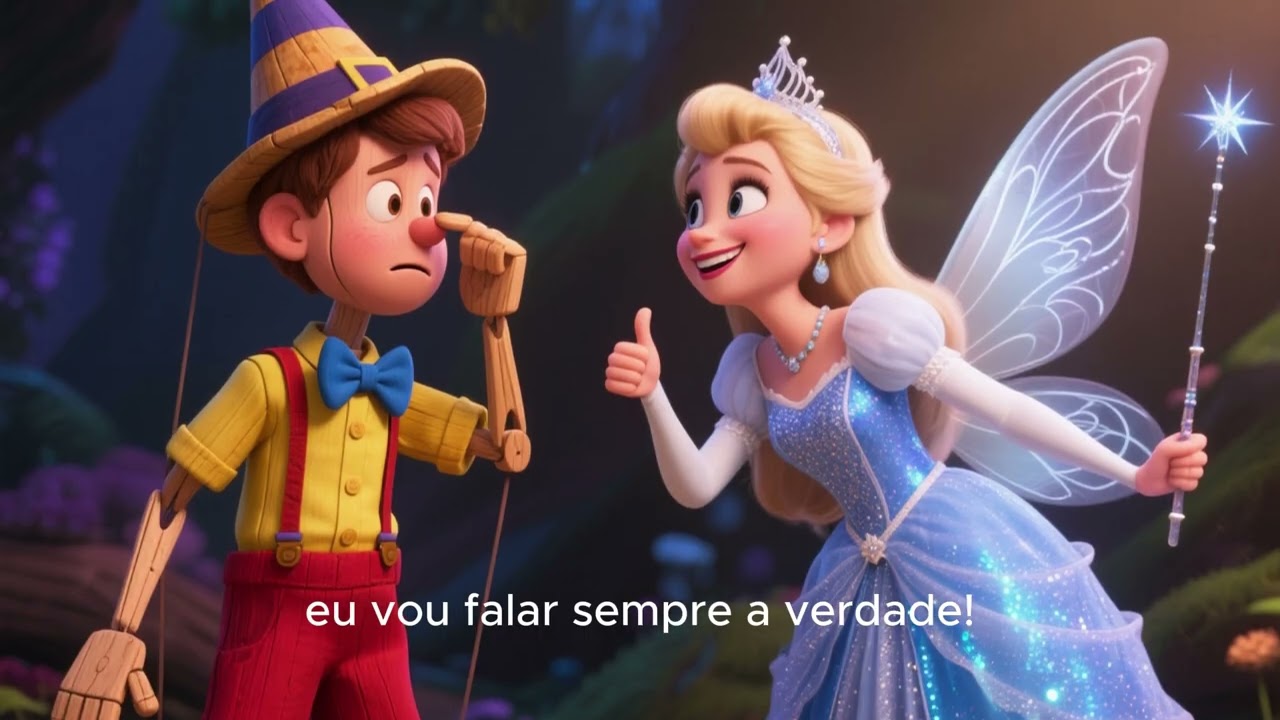 PINÓQUIO - O boneco de madeira l História para dormir l Magia l Conto Mágico l Fantasia