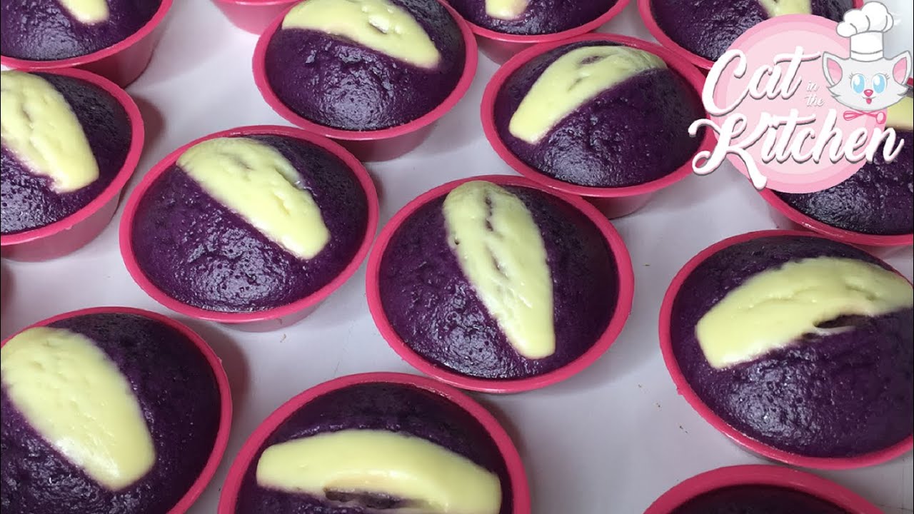 UBE CHEESE PUTO l CAT in the Kitchen