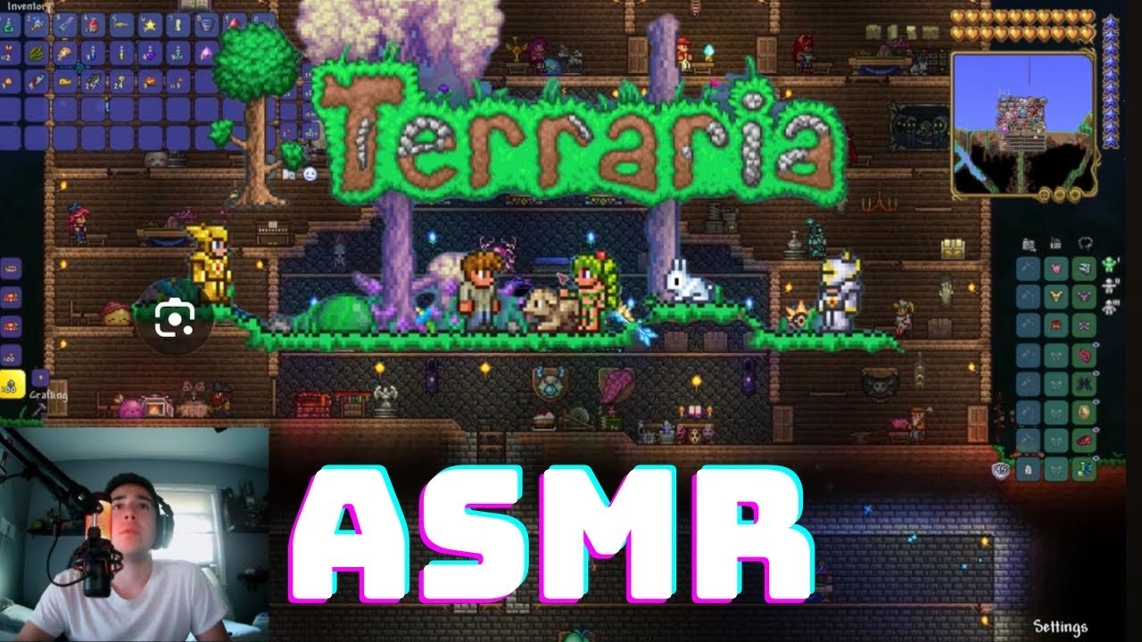 ASMR Gaming — мировое турне Terraria