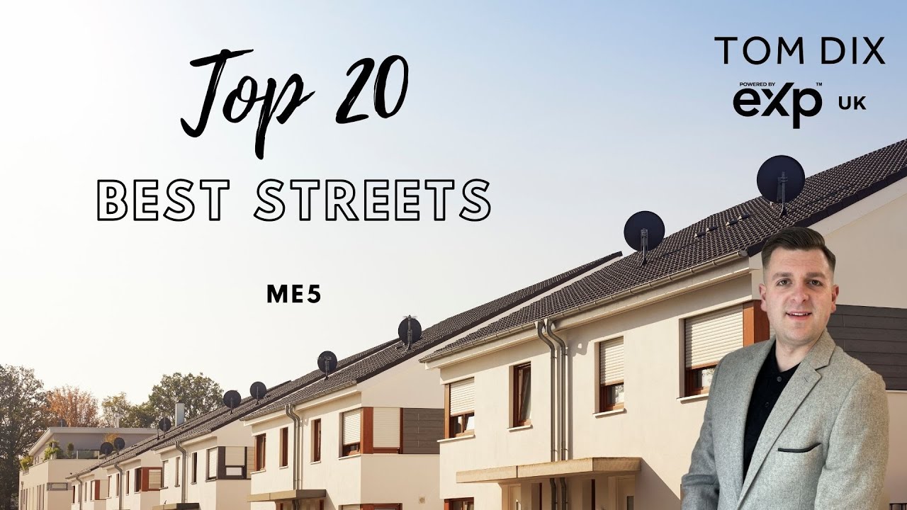 Top 20 Best Streets To Live On In Chatham, ME5, Medway | No. 2 | Tom Dix Medway Estate Agent