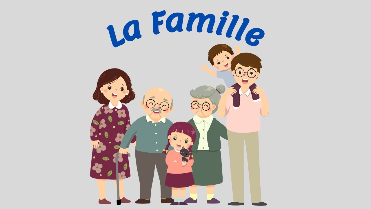 La famille | Vocabulaire Français | Learn French | My Family | Vidéo éducative