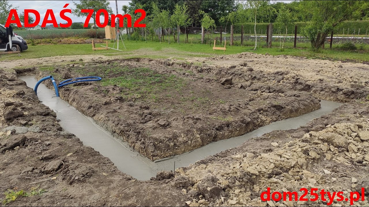 KOLEJNY DOM 70M2 ADAŚ :) TYM RAZEM JĘDRZEJÓW | ŁAWY FUNDAMENTOWE