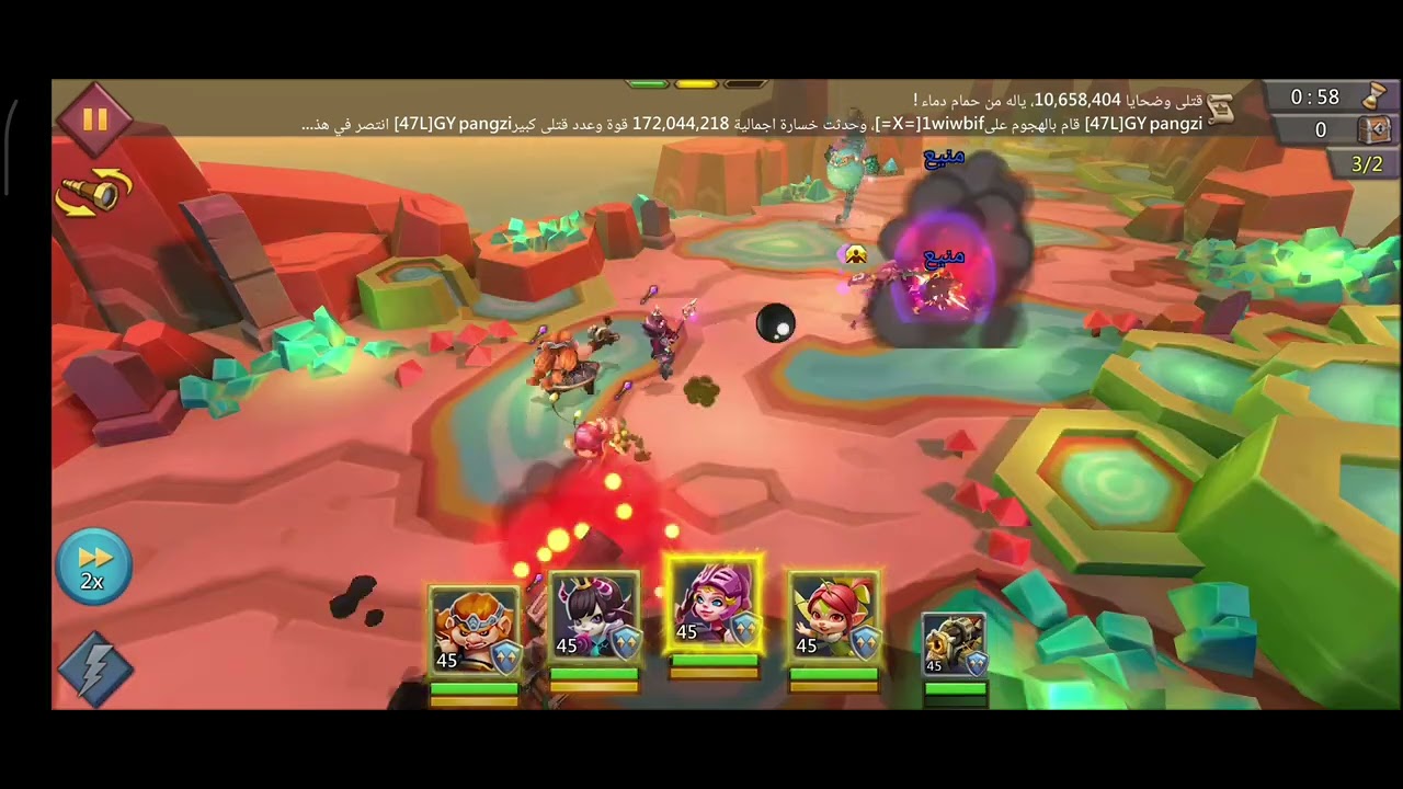 اسهل طريقه لحل المرحله 4 من التحدي المحدود خدعه ضد خدعه الشيطانه الصغيره #lordsmobile