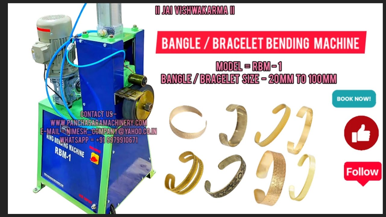 Bangle & Bracelet Ring Bending Machine | High-Precision Jewelry Tool Demo
