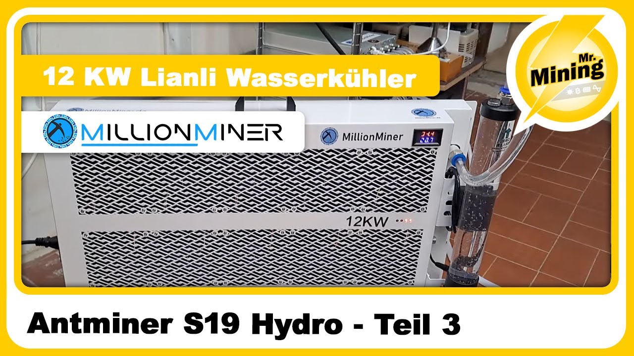 Antminer S19 pro 💧hydro💧 BTC miner mit 186 ths, jetzt macht mining endlich Sinn:-)v. MillionMiner 🤞