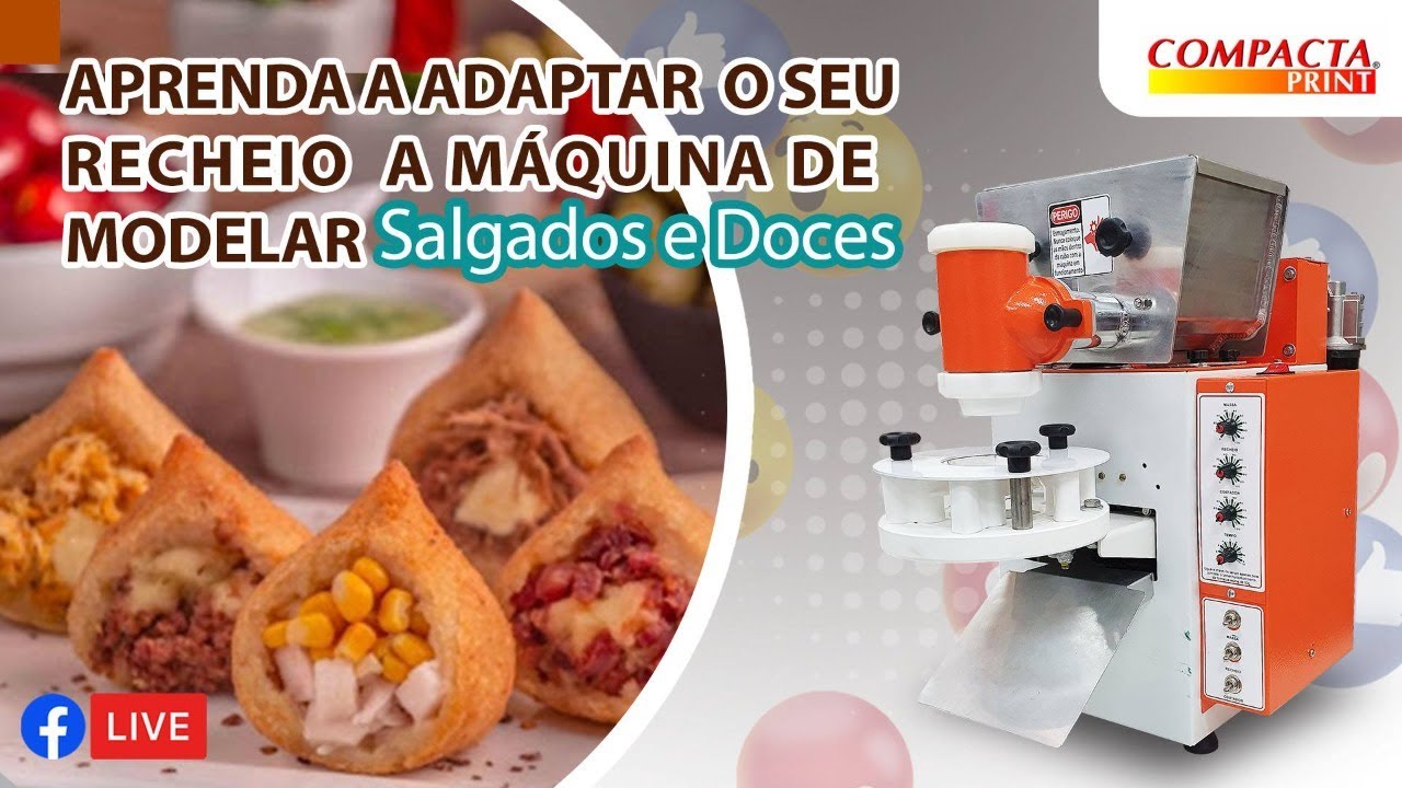 Aprenda a Adaptar o Seu Recheio a Máquina de Modelar Salgados e Doces