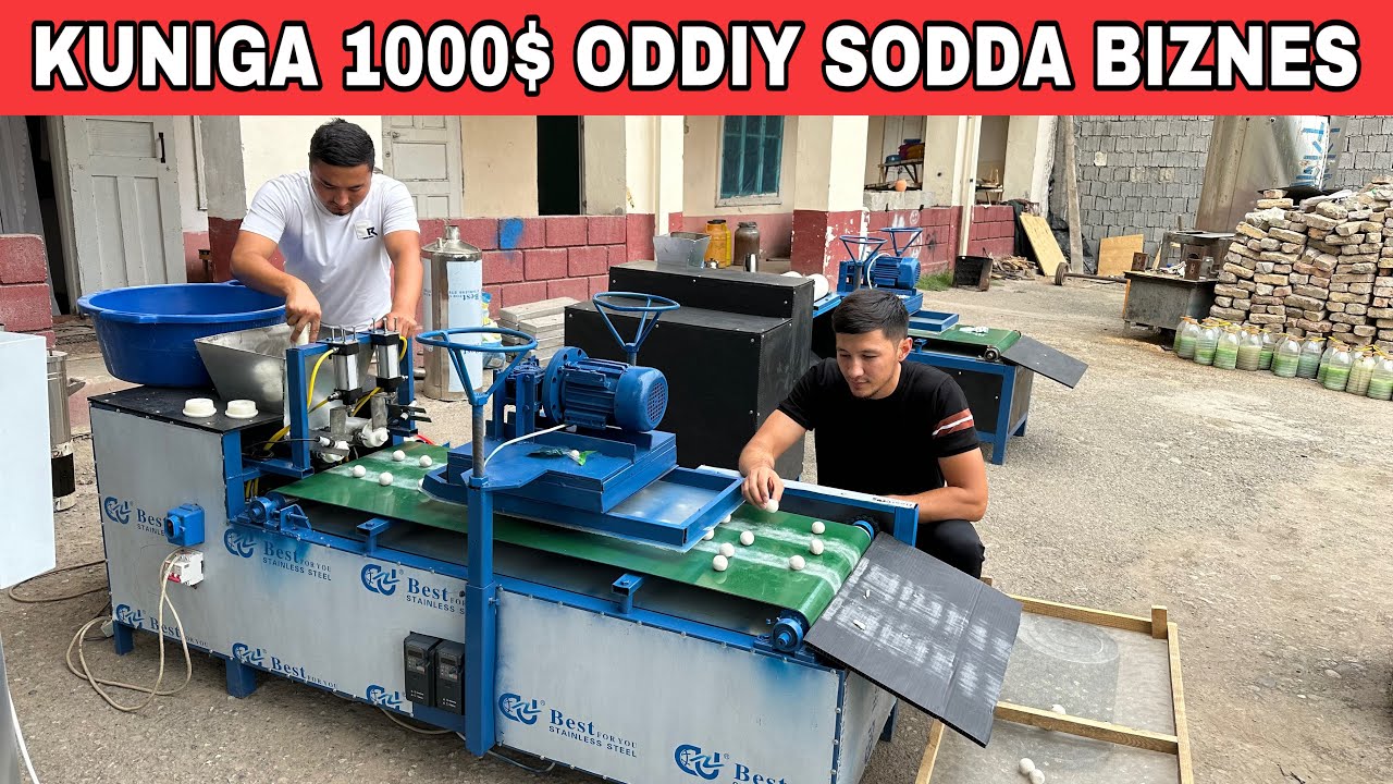 KUNIGA 1000$ ODDIY SODDA UY SHAROITIDA QURTOQ ISHLAB CHIQARISH BIZNESI