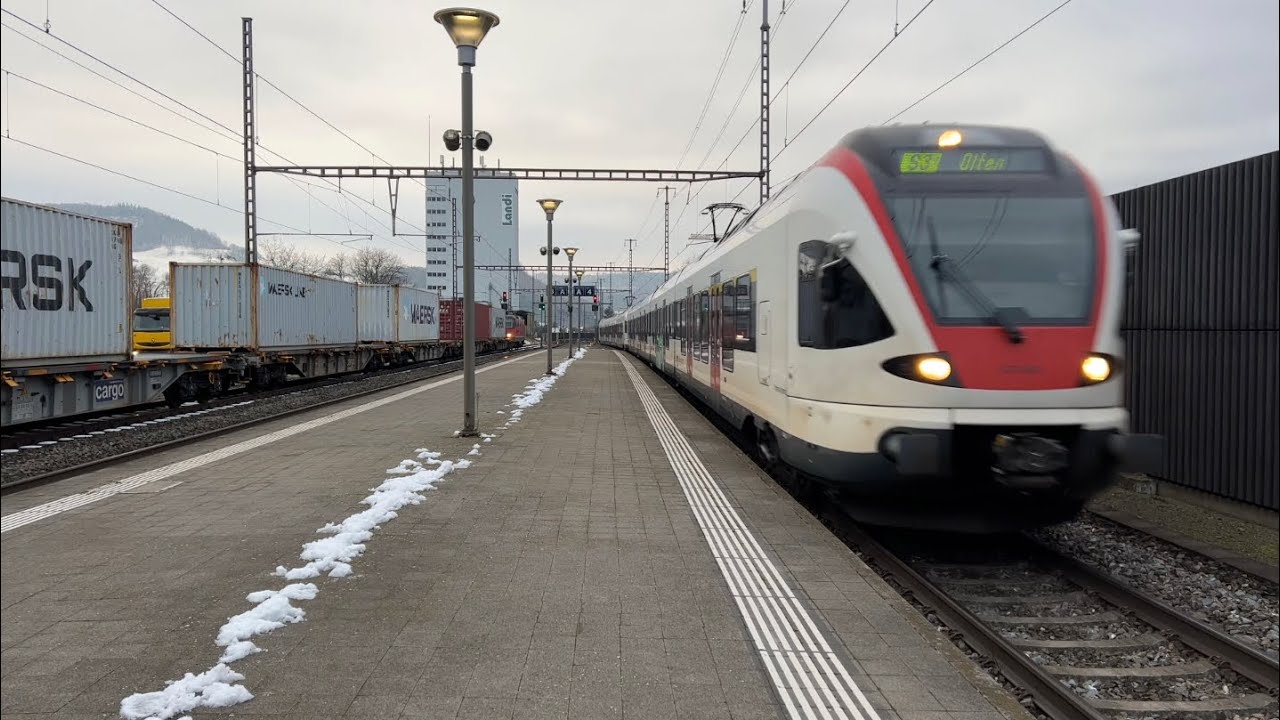 Bahnhof Gelterkinden (23.01.2023)