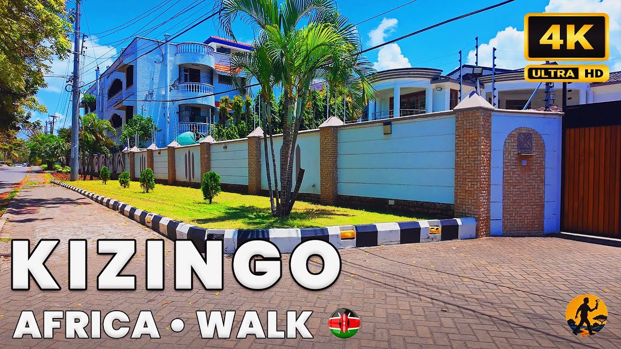 What Kizingo Mombasa REALLY Looks Like 🇰🇪 | Kenya’s Wealthy Neighborhood | 4K Walking Tour