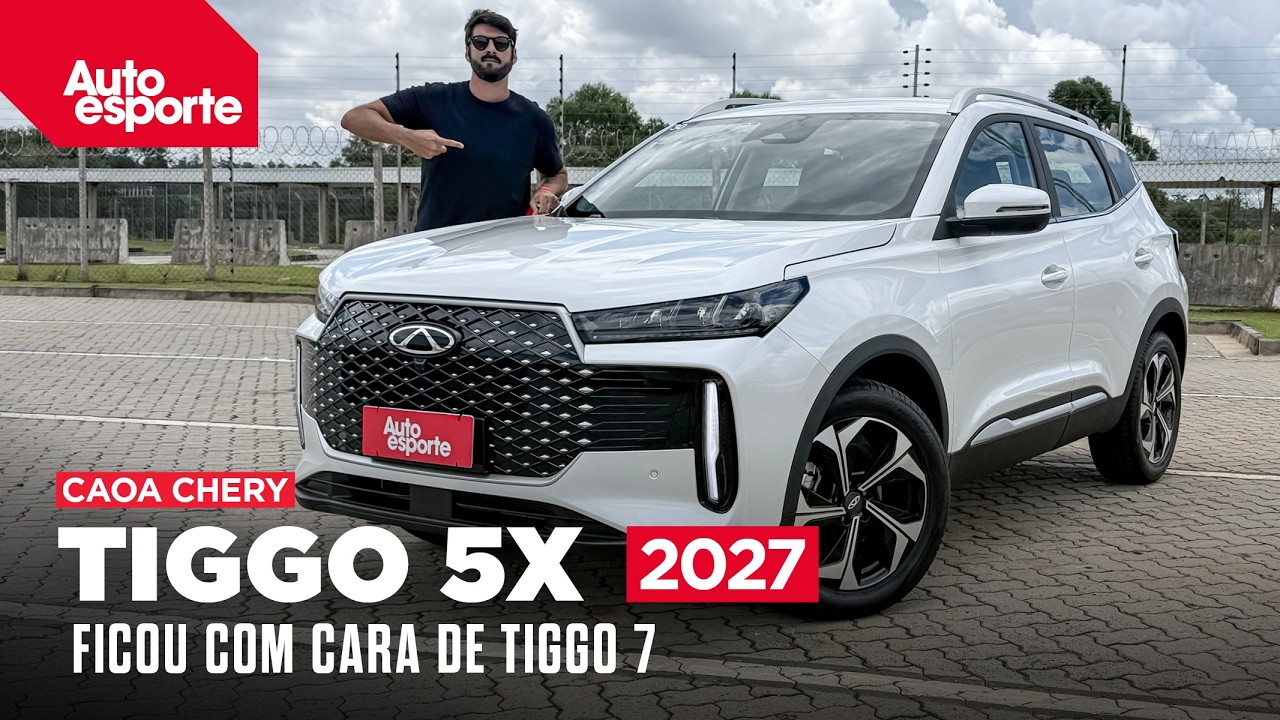 CAOA CHERY TIGGO 5X 2027 tem ALMA de TIGGO 7 e CUSTO-BENEFÍCIO de fazer INVEJA em MUITO RIVAL
