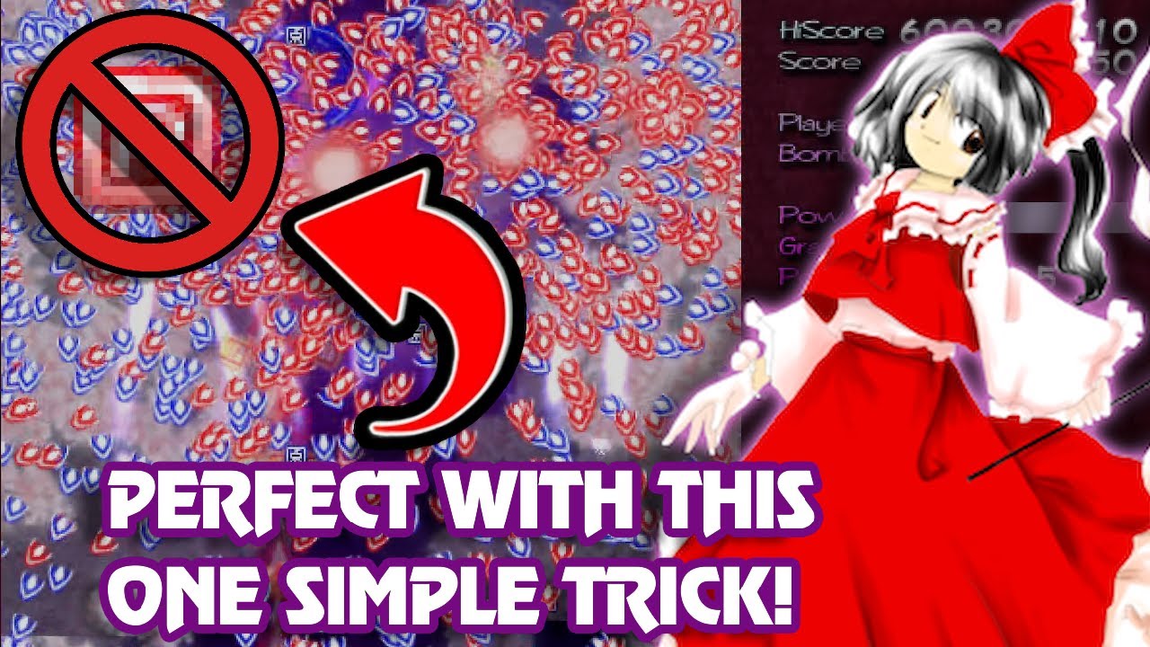 Touhou 7 東方妖々夢～Perfect Cherry Blossom - Perfect Lunatic 1CC (LNNN) - ReimuB