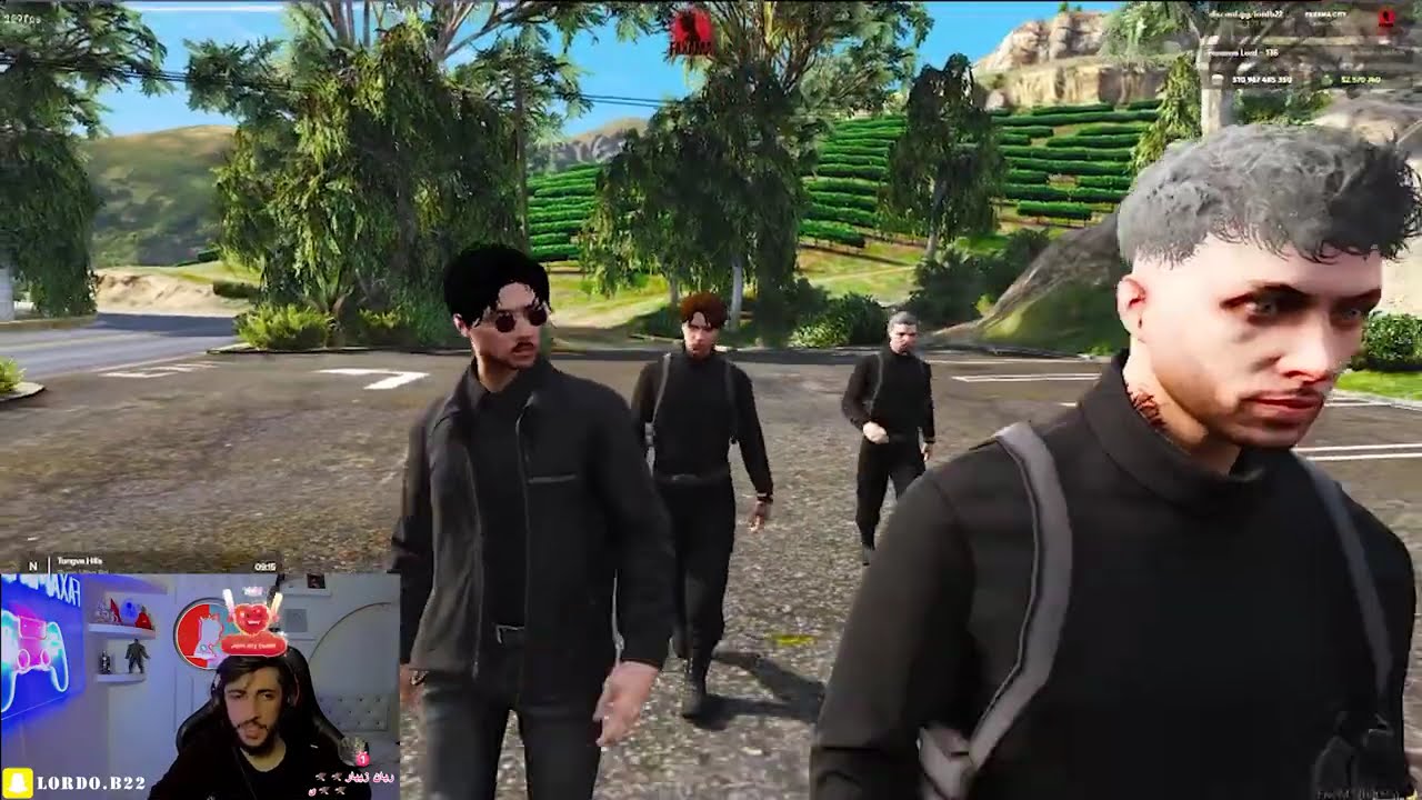 فه خامه و 4 گولين به رشه لونا و پارتا دوماهيكي GTA FIVEM