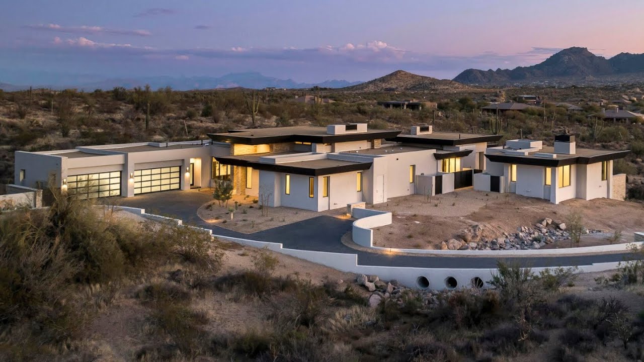 TOUR A $7M Scottsdale New Construction Luxury Home | Scottsdale Real Estate | Strietzel Brothers