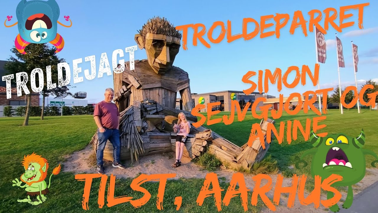 TROLDEJAGT I DANMARK, Troldeparret Simon Selvgjort og Anine, Tilst, Aarhus - Vlog 157