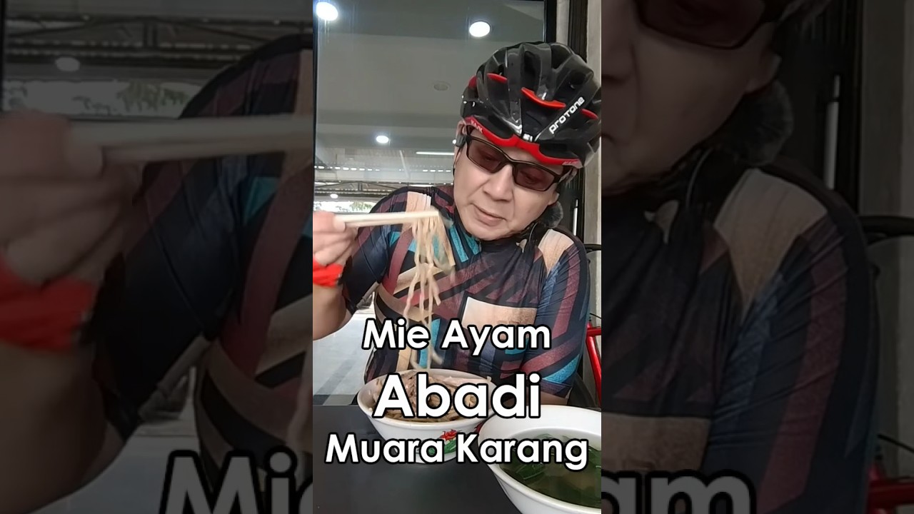 Mie Ayam Abadi #cycling #gowes #cyclist #alamsutera #mie #ayam #abadi #bakmiride #muarakarang #pluit