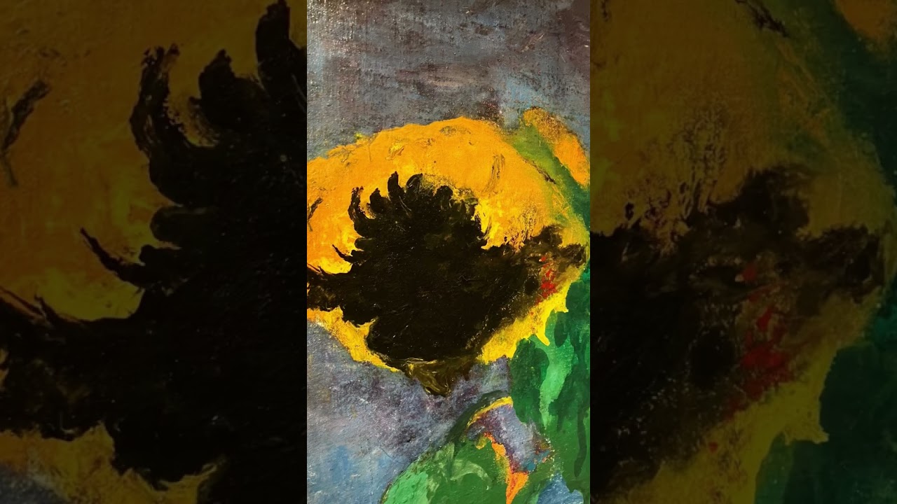 Emil Nolde Sonnenblumen Girasoli Art live painting rare millions worth Kunstwerk portrait