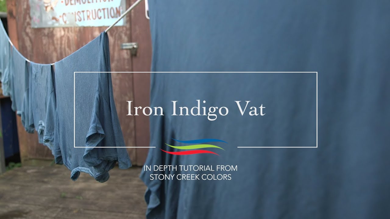Natural Indigo Dyeing Iron Vat How To Video