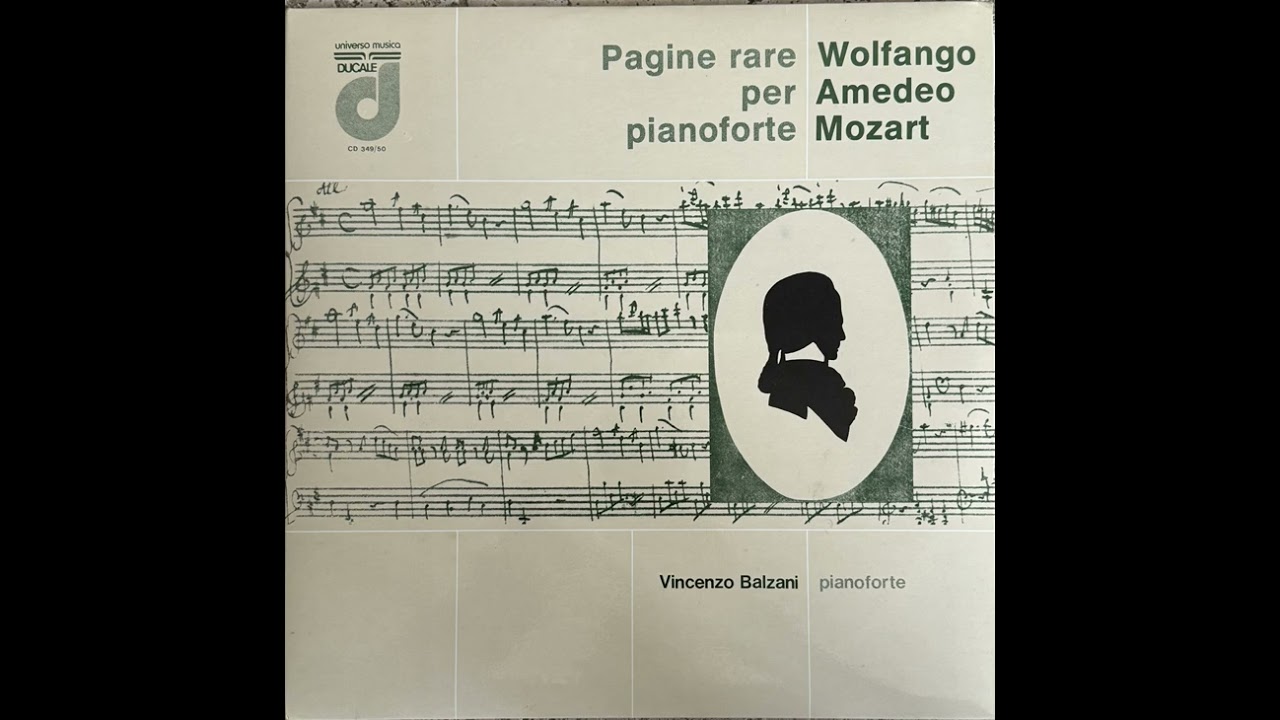 Vincenzo Balzani W.A. Mozart Suite K399