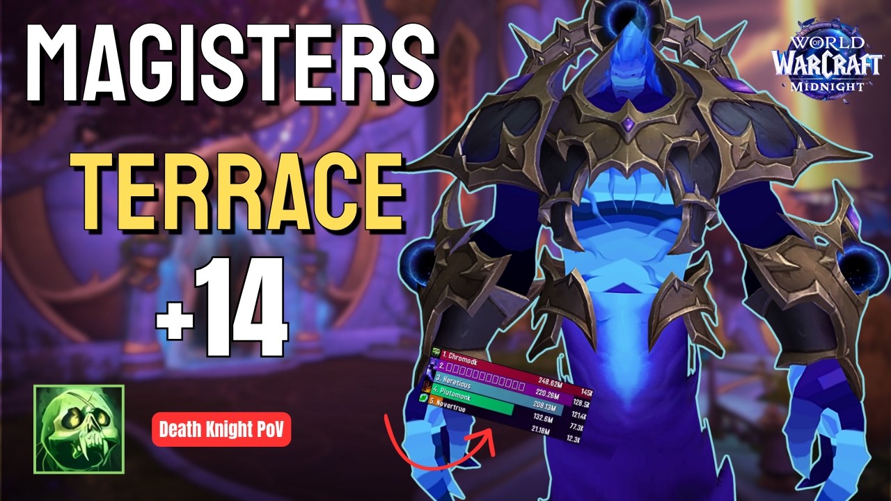 Magisters Terrace +14 | Unholy PoV | M+ | WoW | Midnight S1