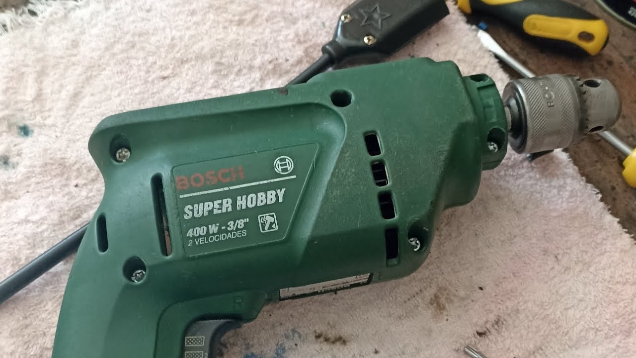Conserto furadeira Bosch Hobby
