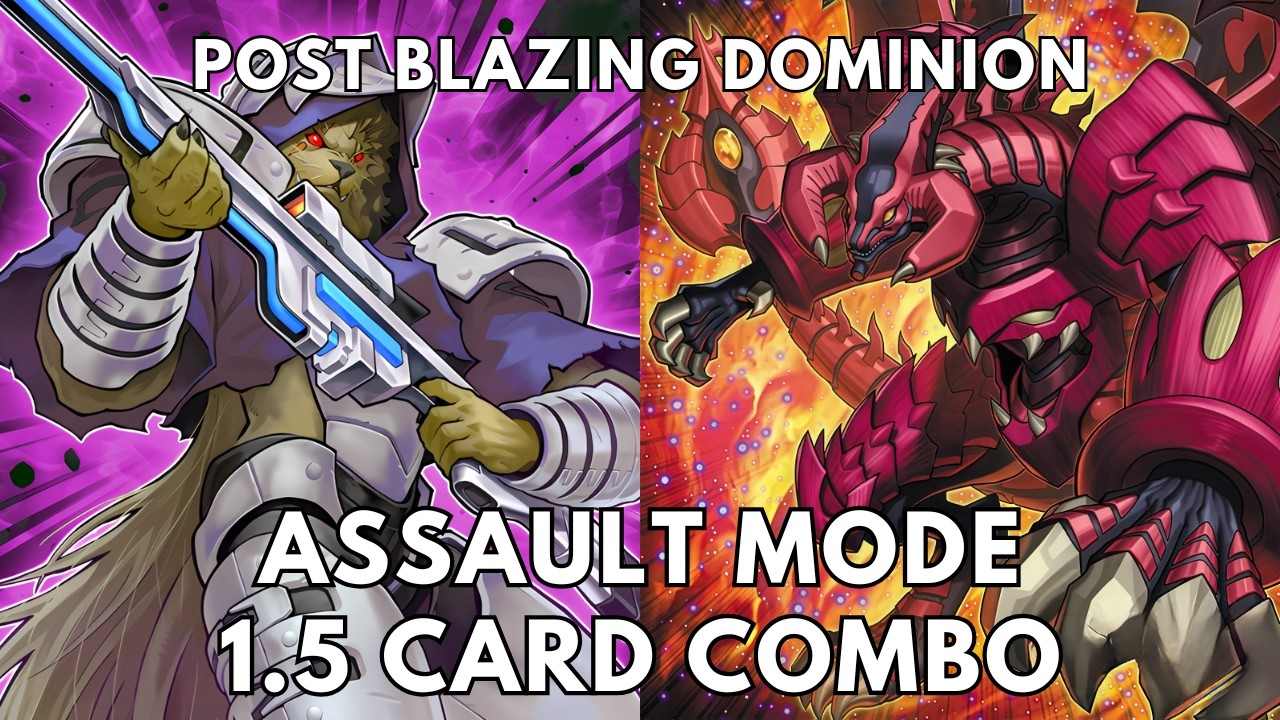 Assault Mode 1 card combo feat Red Nova Dragon/Assault Mode post Blazing Dominion TCG 2026 Yugioh