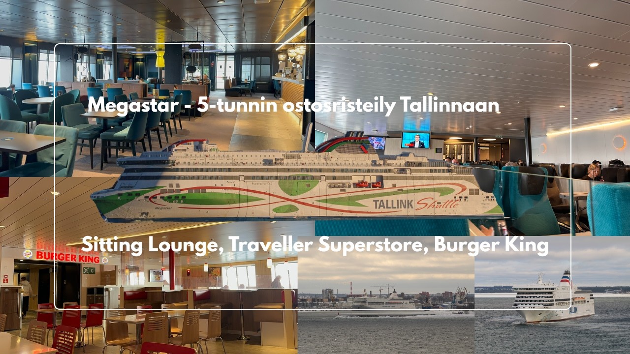 5-hour shopping cruise to Tallinn! - m/s Megastar Helsinki - Tallinn - Helsinki