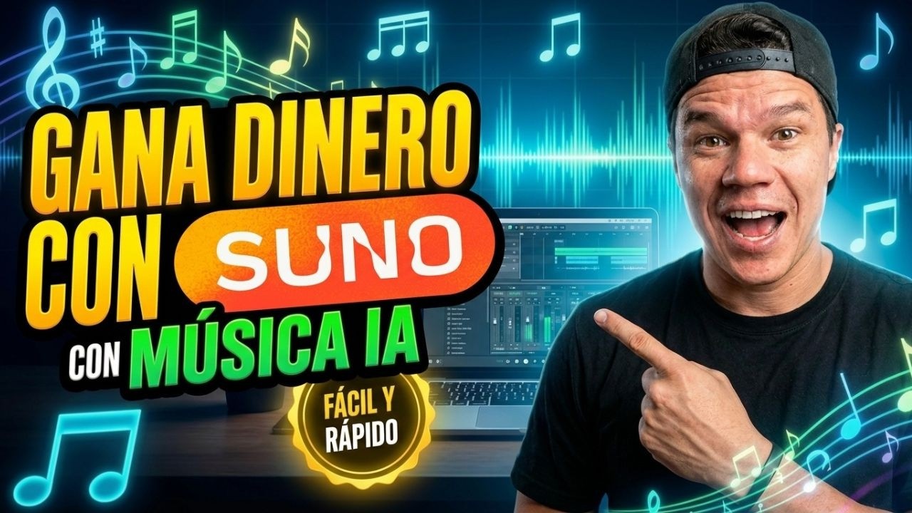 Cómo Ganar Dinero en YouTube con Música IA | Paso a Paso (Para Principiantes)