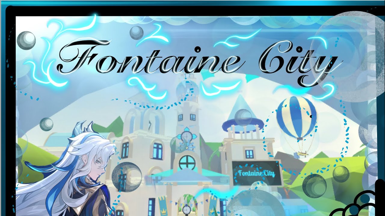 Adopt Me ,,Genshin Impact Fontaine City Build,,!!!!| House Touring #genshinimpact #adoptme #roblox