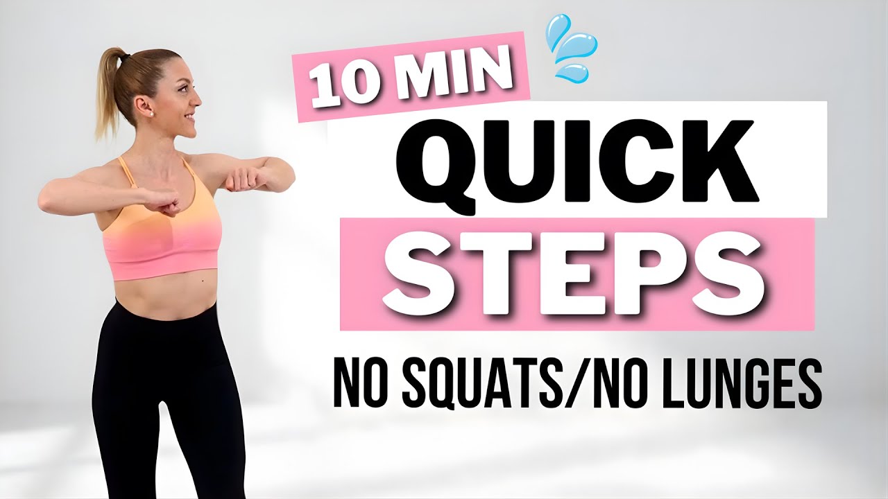 🔥10 Min FAST WALKING for WEIGHT LOSS🔥ALL STANDING🔥NO JUMPING🔥KNEE FRIENDLY🔥FULL BODY BURN🔥