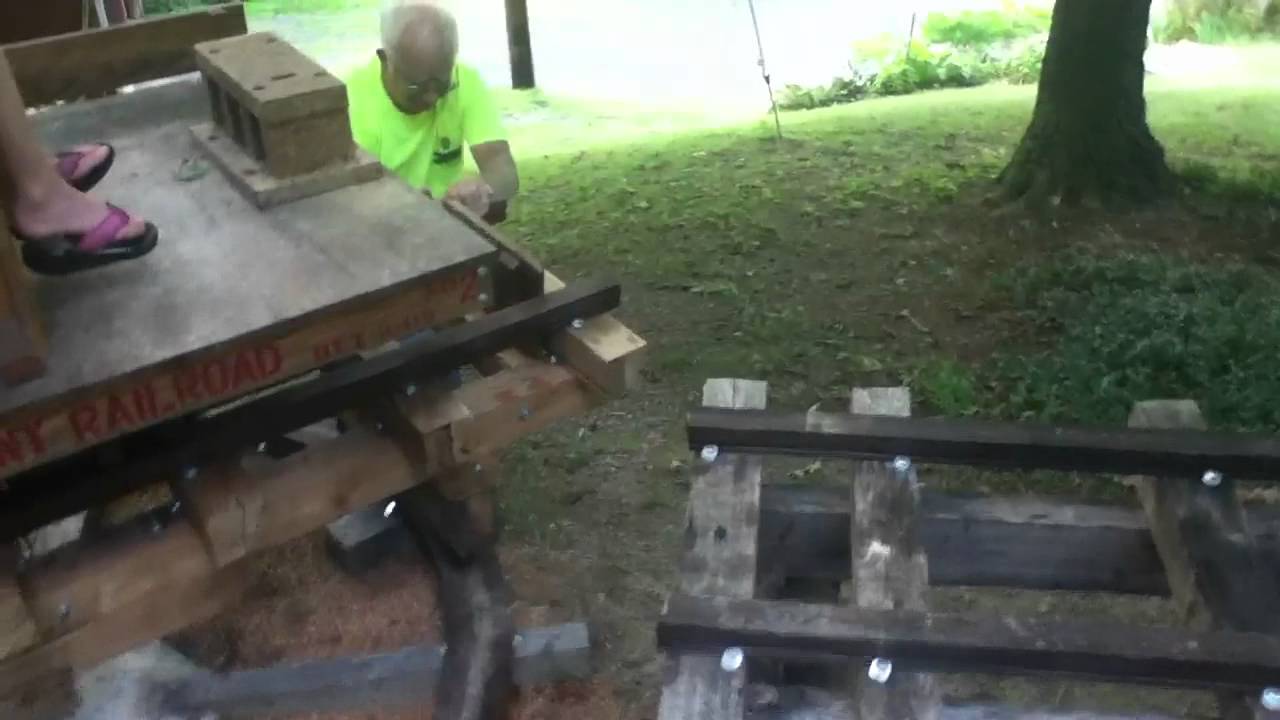 Sassafras Gulch Lumber Co. Back Yard Railroad Turntable.