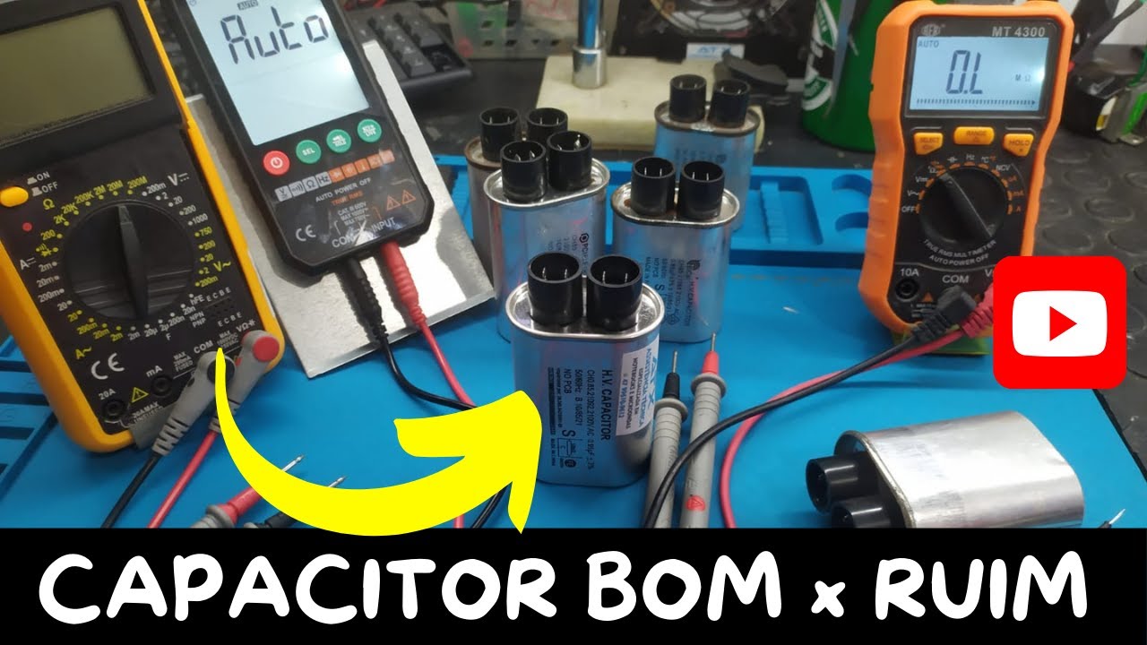 ENTENDA DEFINITIVAMENTE COMO TESTAR CAPACITOR de MICROONDAS!