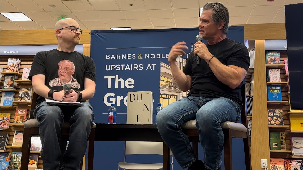 Josh Brolin Book Event Interview Q&A Dune: Exposures Barnes & Noble The Grove Los Angeles 5/1/2024