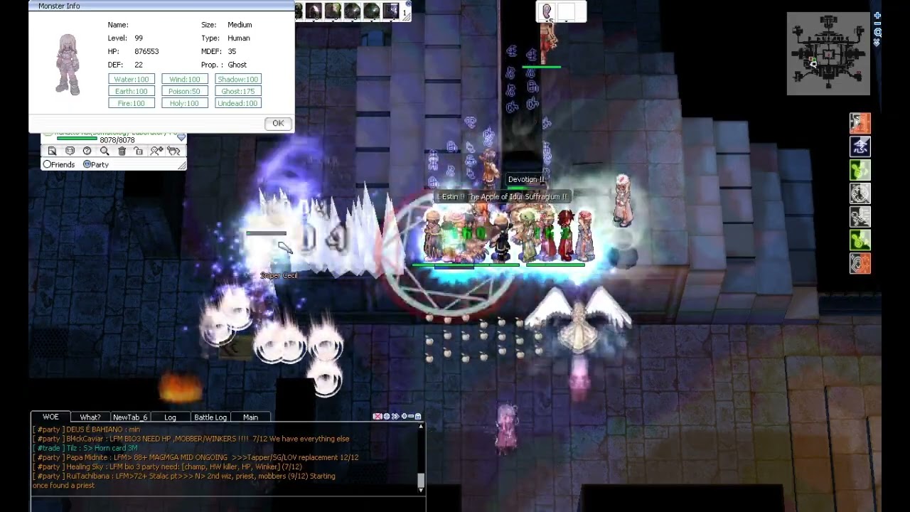 Soul Linker vs Cecil MVP (pre-renewal)