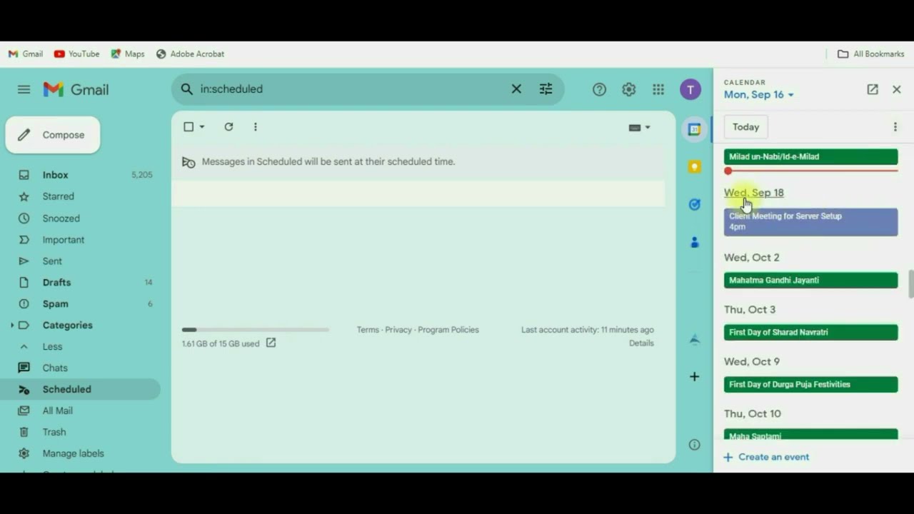 New Features Gmail | Google Calendar | Google Sheets | Google