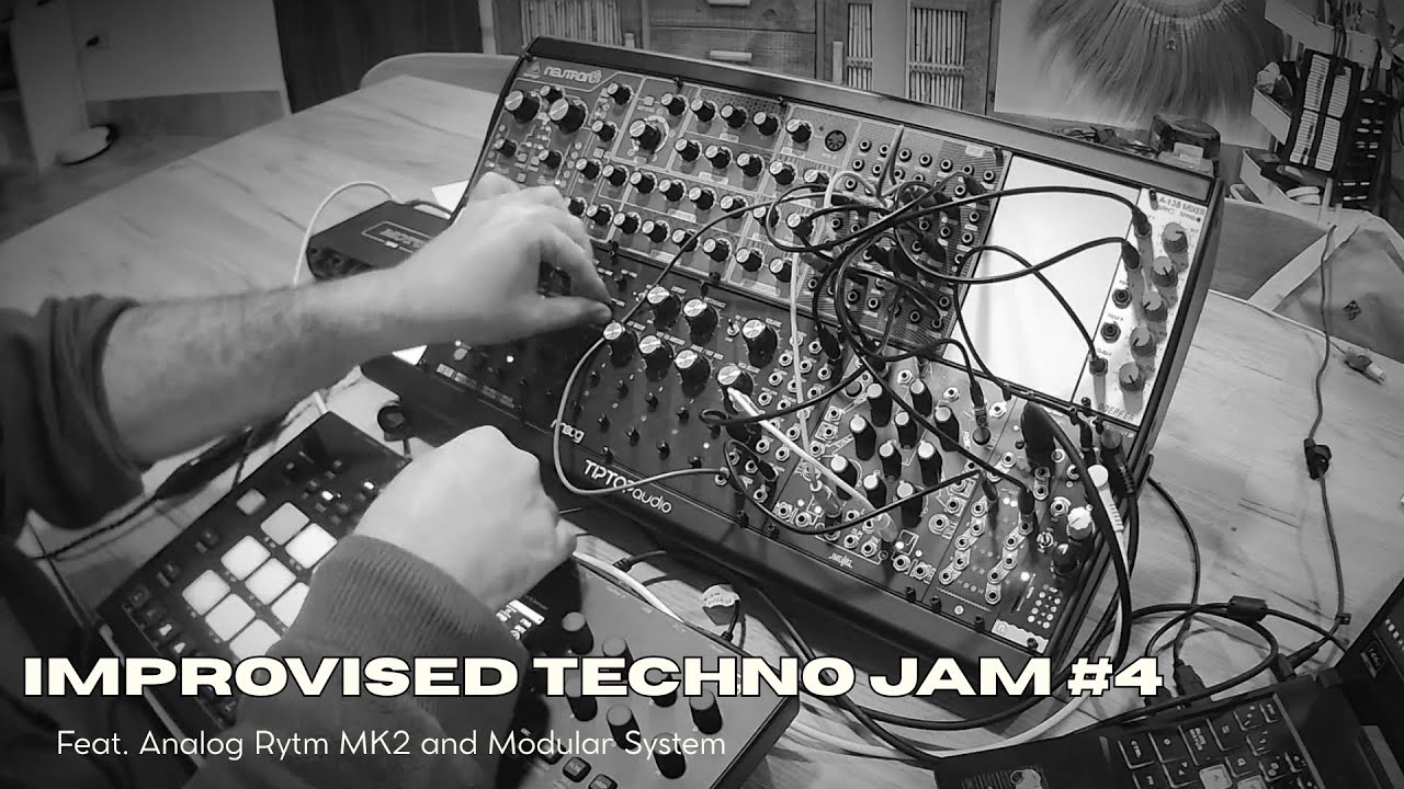D 1 A L O G I C | Improvised techno jam #4. Feat. Analog Rytm MK2 & Modular System.
